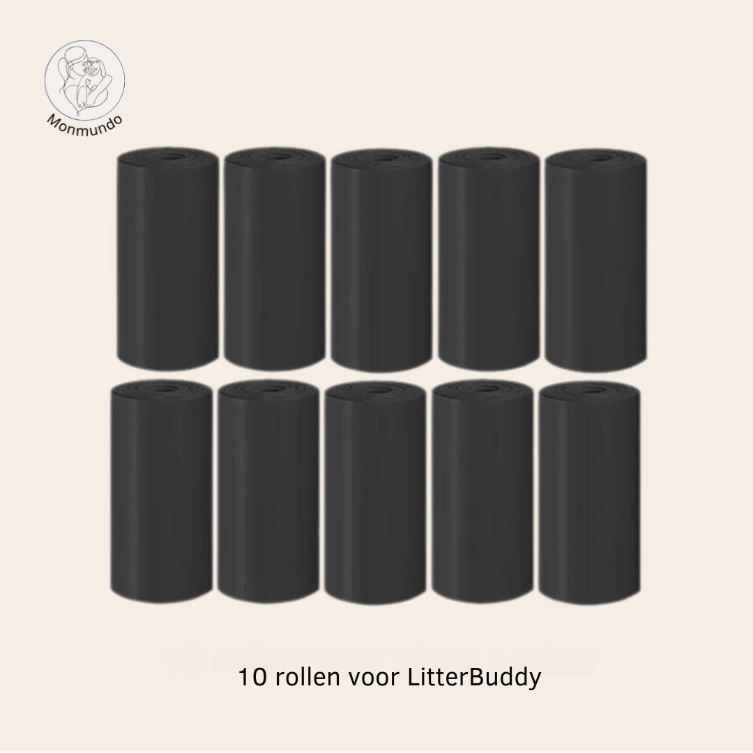 LitterBuddy de 2-in-1 Kattenbakschep met opvangcontainer