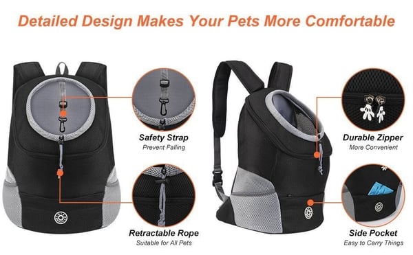 DogTransit – De Comfortabele en Veilige Rugzak voor Kleine Honden en Puppy’s!