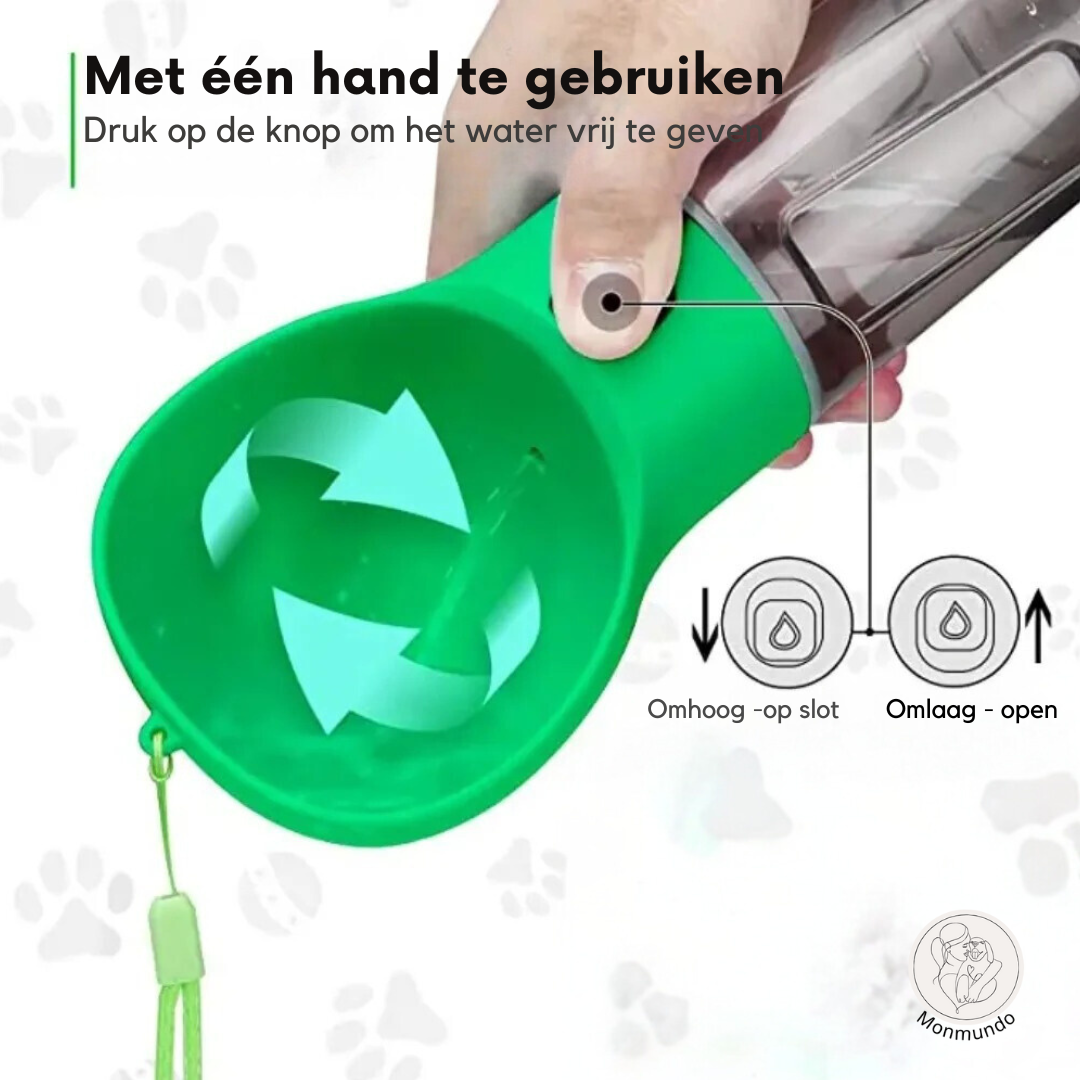 HydraBuddy  - de 3 in 1 honden waterfles