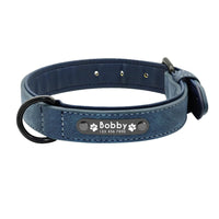 Blauwe halsband
