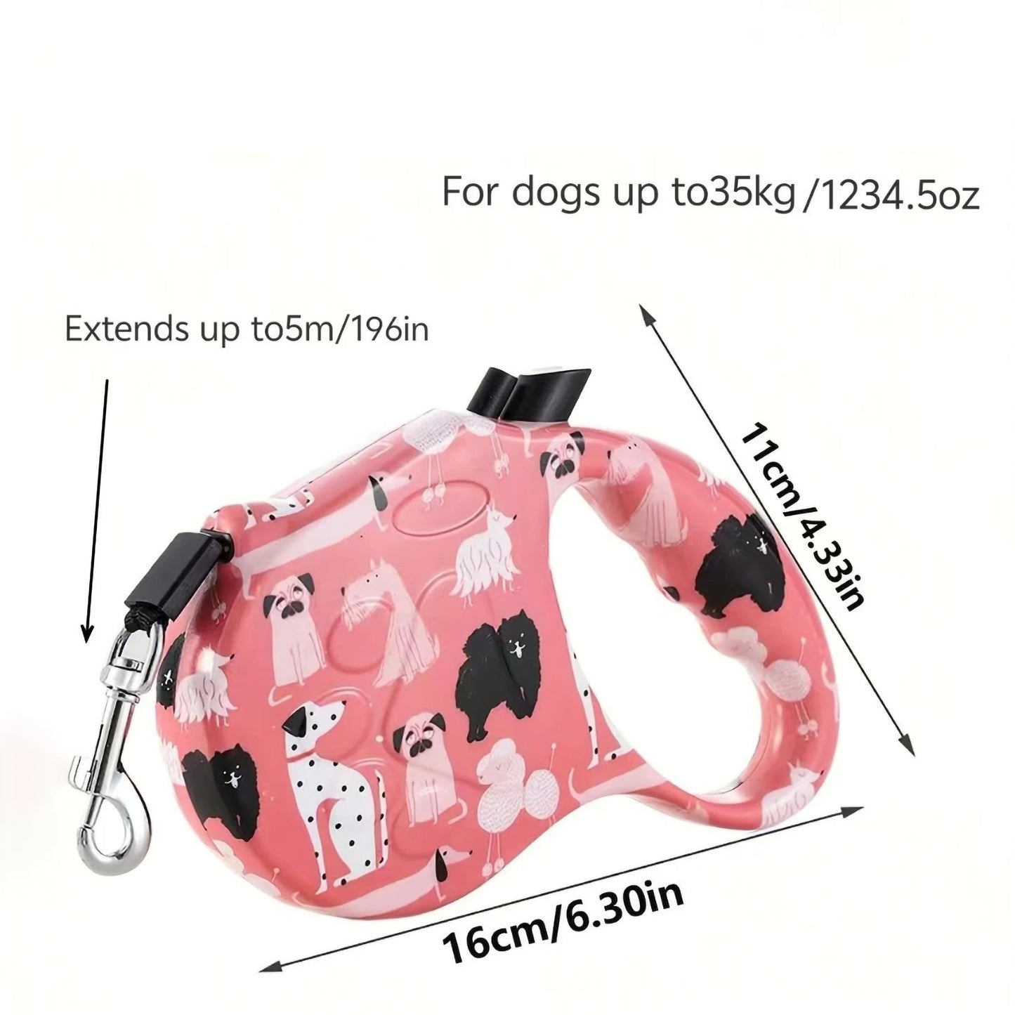 PawPrint AutoLeash: De automatische intrekbare hondenriem met stijl!