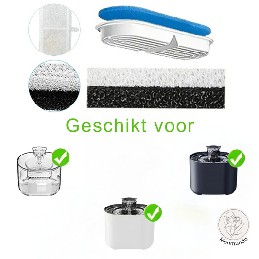 AquaFlow Filters - Navullingset voor AquaFlow Drinkfontein