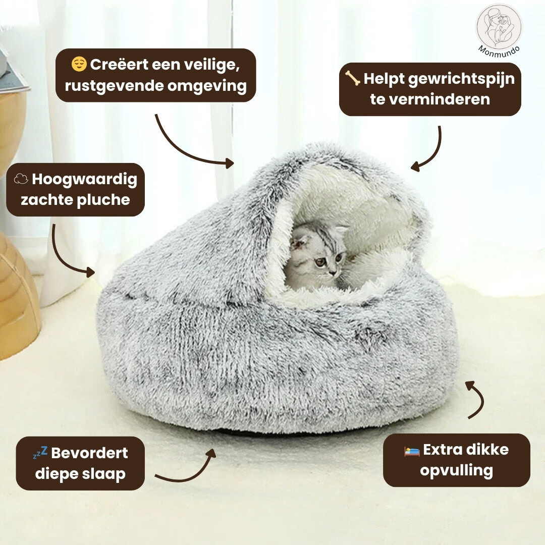 CuddleCave - De Ultieme Knusse Schuilplaats voor Jouw Huisdier