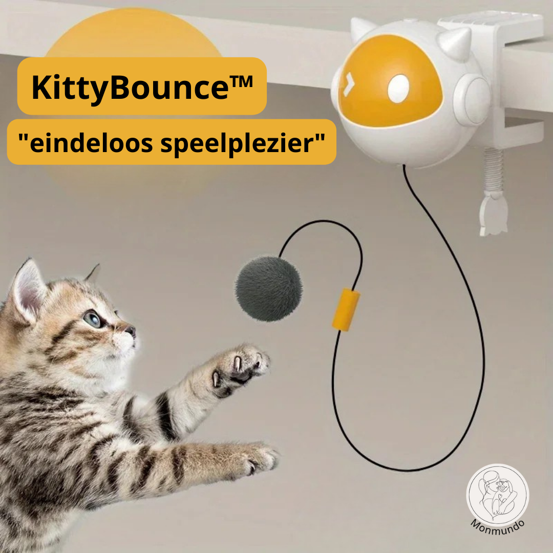 KittyBounce™ - Automatisch Interactief Kattenspeelgoed