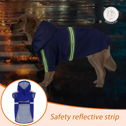 PuddleProof Hondenregenjas – Waterdicht, Reflecterend & Comfortabel!