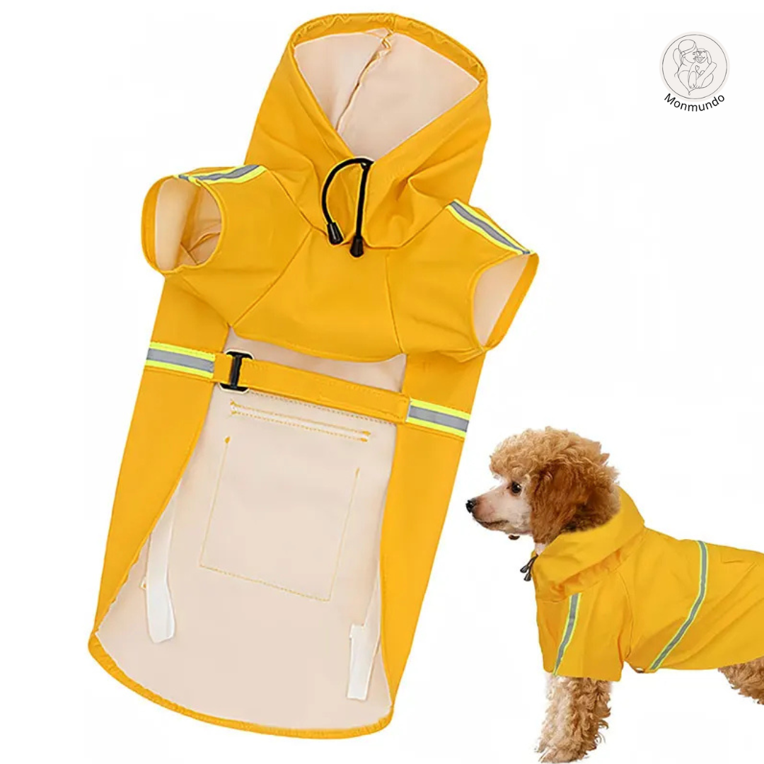 PuddleProof Hondenregenjas – Waterdicht, Reflecterend & Comfortabel!