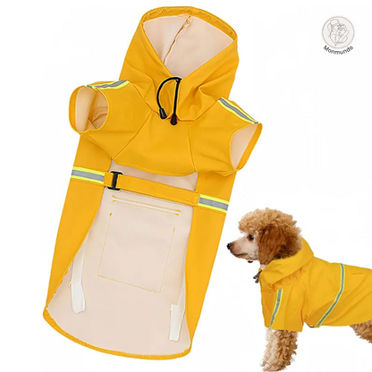 PuddleProof Hondenregenjas – Waterdicht, Reflecterend & Comfortabel!