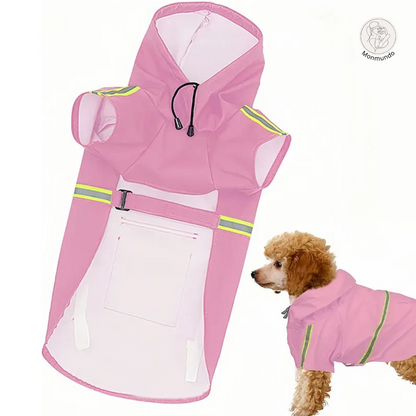 PuddleProof Hondenregenjas – Waterdicht, Reflecterend & Comfortabel!