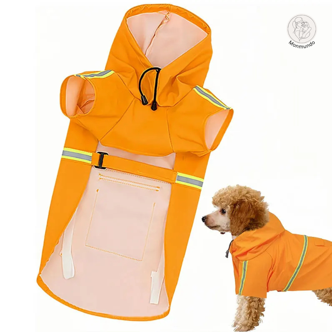 PuddleProof Hondenregenjas – Waterdicht, Reflecterend & Comfortabel!