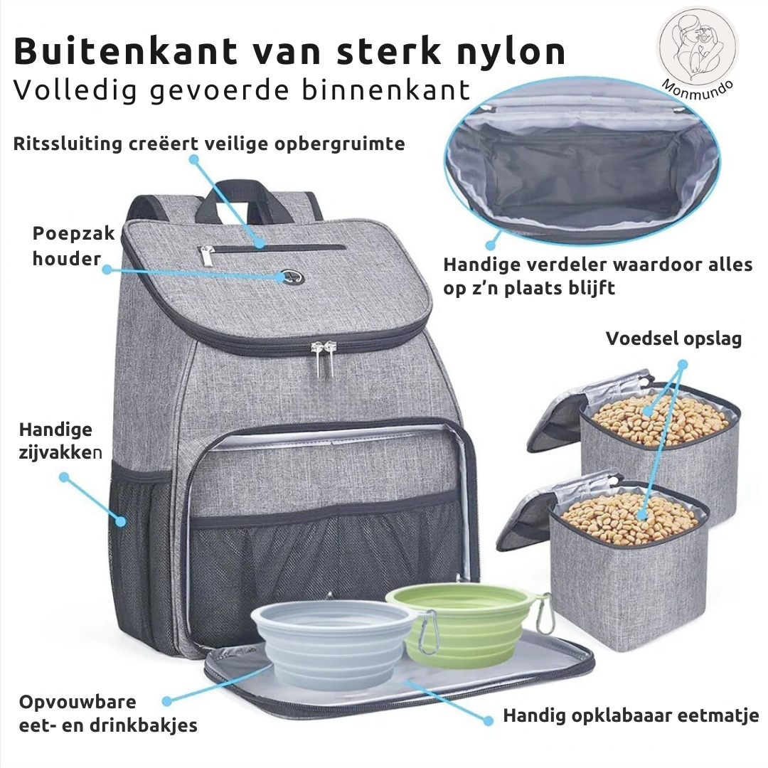TravelPaw, de Alles-in-één hondereistas