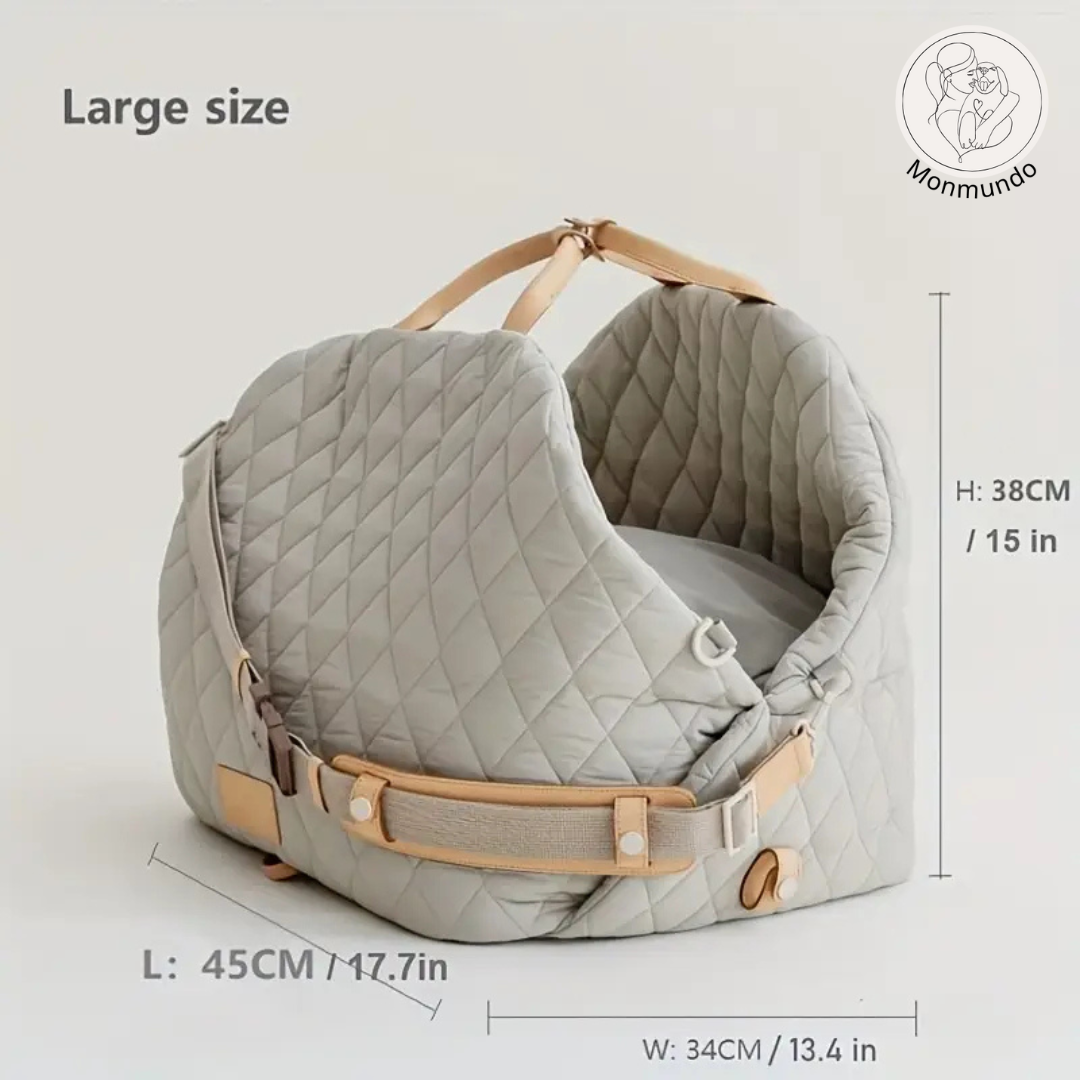 SophistiPet Luxe 2-in-1 Transporttas & Autostoel